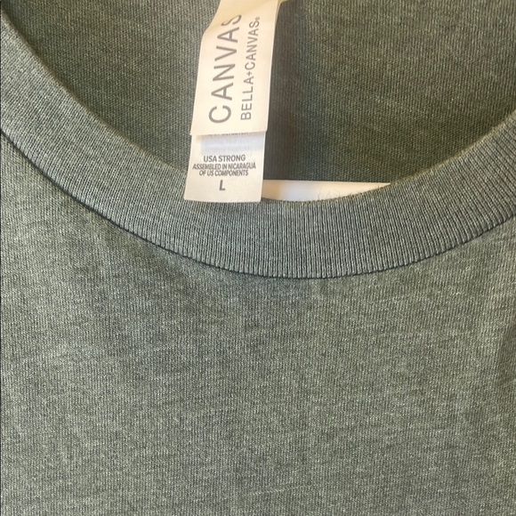 Bella Canvas Green Short Sleeve Tee - Picture 3 of 3